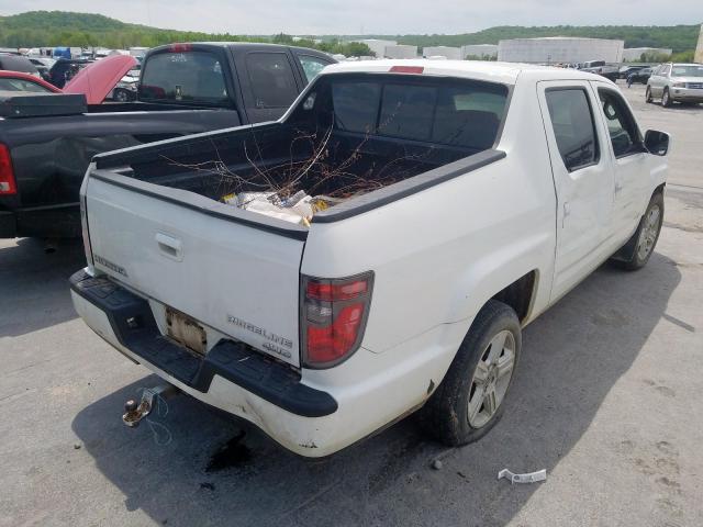 5FPYK1F57DB013249 - 2013 HONDA RIDGELINE RTL  photo 4