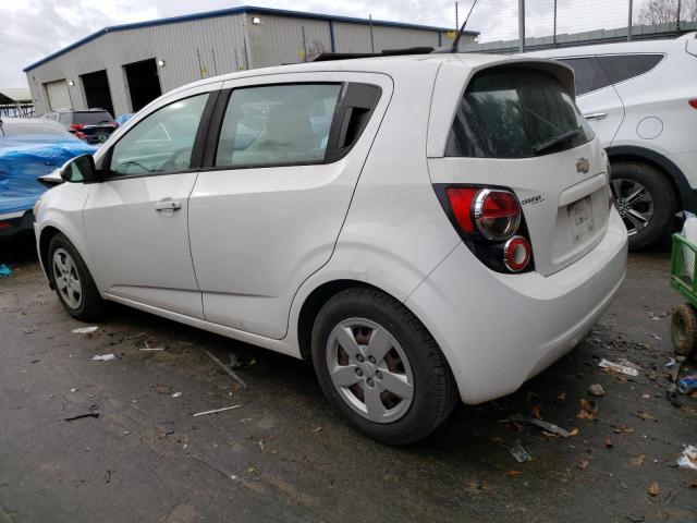 1G1JA6SH2E4207635 - 2014 CHEVROLET SONIC LS თეთრი ფოტო 2