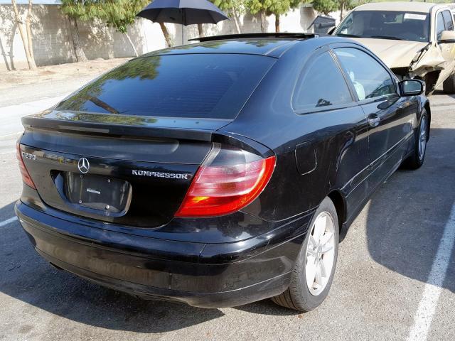 WDBRN47JX2A217856 - 2002 MERCEDES-BENZ C 230K SPORT COUPE  photo 4