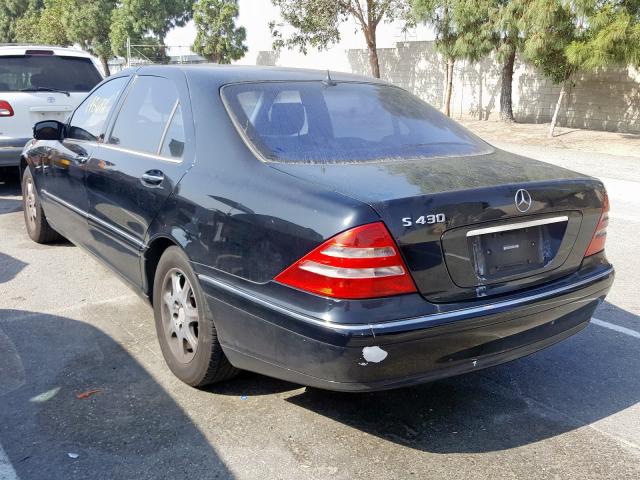 WDBNG70J41A178247 - 2001 MERCEDES-BENZ S 430  photo 3