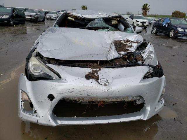 JF1ZNAA10E8708740 - 2014 TOYOTA SCION FR-S SILVER photo 5