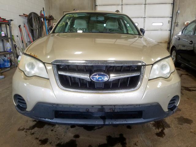 4S4BP60C887351304 - 2008 SUBARU OUTBACK  photo 9