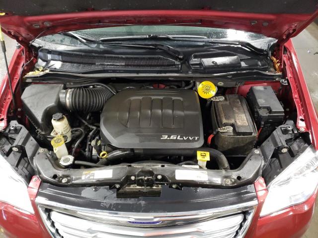 2C4RC1BG4GR269195 - 2016 CHRYSLER TOWN & COU TOURING მუქწითელი ფოტო 12