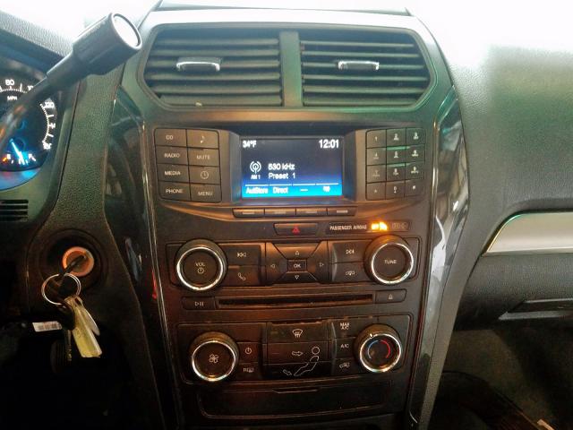 1FM5K8AR4HGA45002 - 2017 FORD EXPLORER POLICE INTERCEPTOR  photo 9