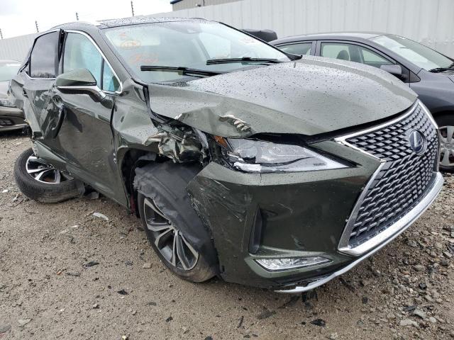 2T2HGMDA1NC079700 - 2022 LEXUS RX 450H GREEN photo 4