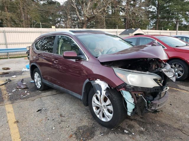 5J6RM3H79DL022723 - 2013 HONDA CRV EXL MAROON photo 4