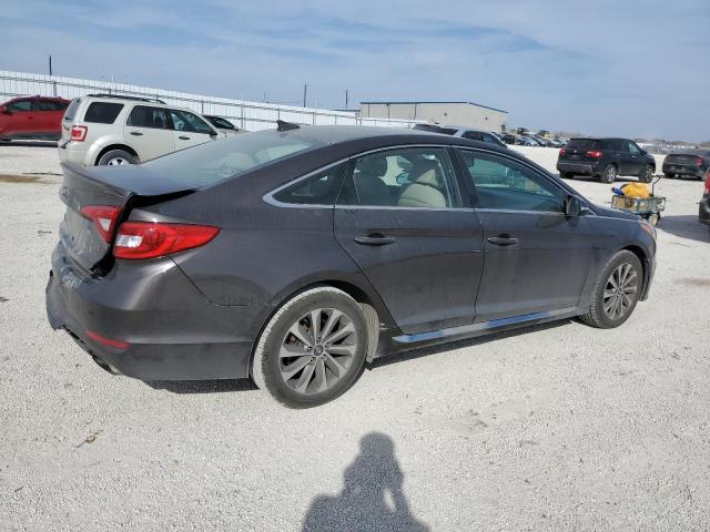 5NPE34AF1GH421228 - 2016 HYUNDAI SONATA SPORT Braun Foto 3