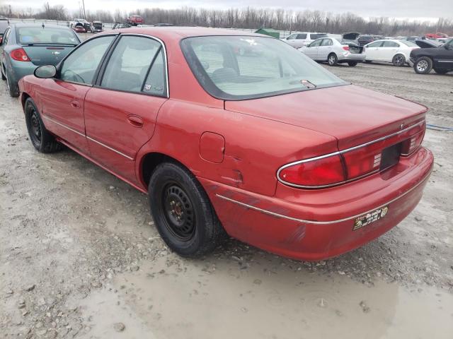 2G4WS52M7X1612546 - 1999 BUICK CENTURY CUSTOM RED photo 2