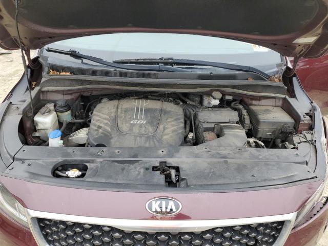 KNDMB5C16F6059167 - 2015 KIA SEDONA LX BURGUNDY photo 12