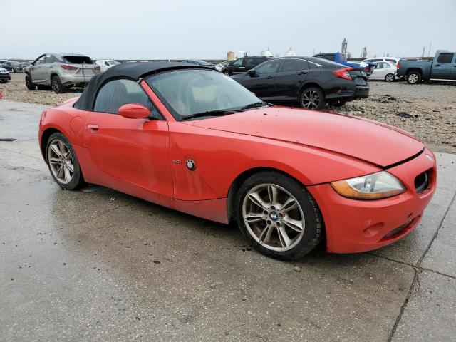 4USBT535X4LU08590 - 2004 BMW Z4 3.0 RED photo 4