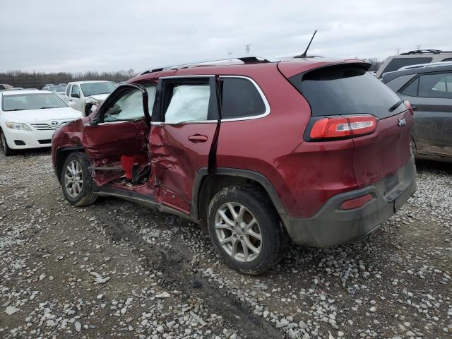 1C4PJLCB4FW676869 - 2015 JEEP CHEROKEE LATITUDE MAROON photo 2