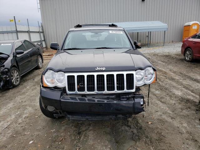 1J8HS58N38C163335 - 2008 JEEP GRAND CHER LIMITED GRAY photo 5