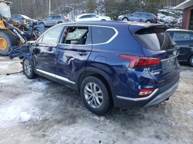 5NMS3CAD4KH064600 - 2019 HYUNDAI SANTA FE SEL Կապույտ լուսանկար 2