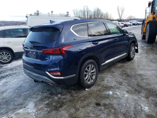 5NMS3CAD4KH064600 - 2019 HYUNDAI SANTA FE SEL BLUE photo 3