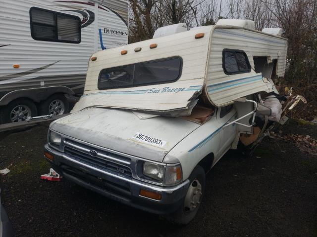 JT5VN94T3N0028345 - 1992 TOYOTA PICKUP CAB CHASSIS SUPER LONG WHEELBASE WHITE photo 2