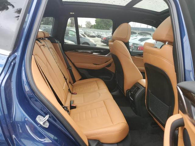 5UXTY3C04M9H69784 - 2021 BMW X3 SDRIVE30I Көк фото 11
