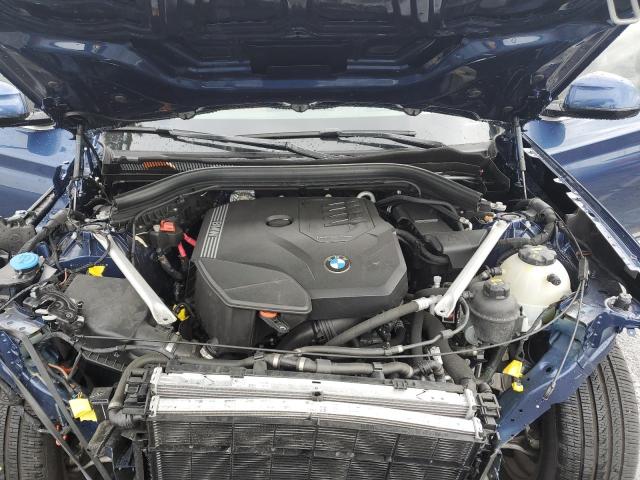 5UXTY3C04M9H69784 - 2021 BMW X3 SDRIVE30I BLUE photo 12