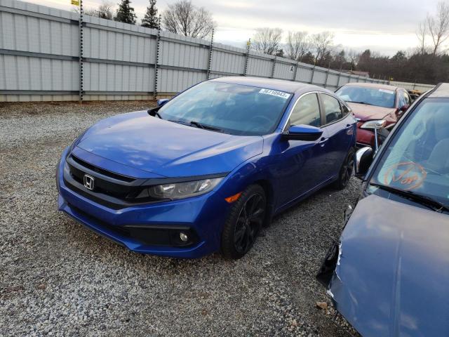 2HGFC2F88LH550445 - 2020 HONDA CIVIC SPORT 蓝色 照片 1