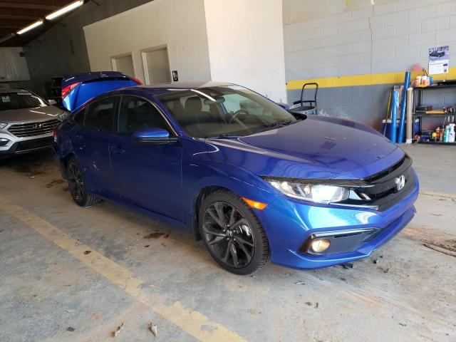 2HGFC2F88LH550445 - 2020 HONDA CIVIC SPORT 蓝色 照片 4
