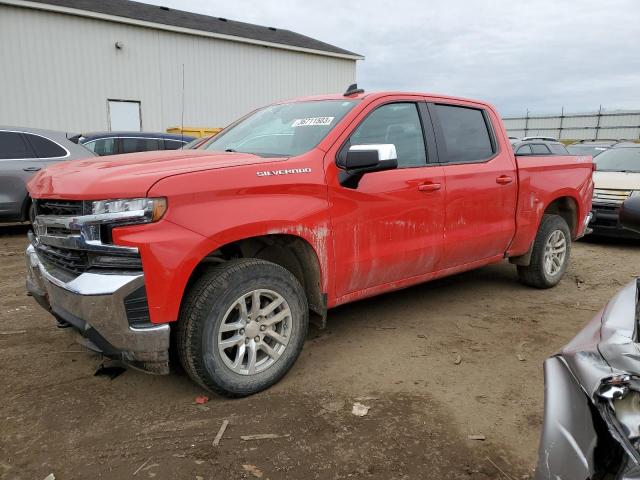 3GCPYDEK1LG345529 - 2020 CHEVROLET SILVERADO RED photo 1