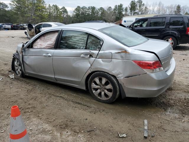 1HGCP26858A081117 - 2008 HONDA ACCORD EXL SILVER photo 2