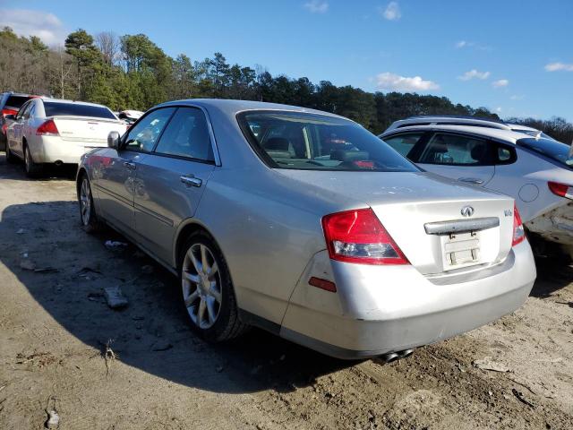 JNKAY41E93M002937 - 2003 INFINITI M45 SILVER photo 2