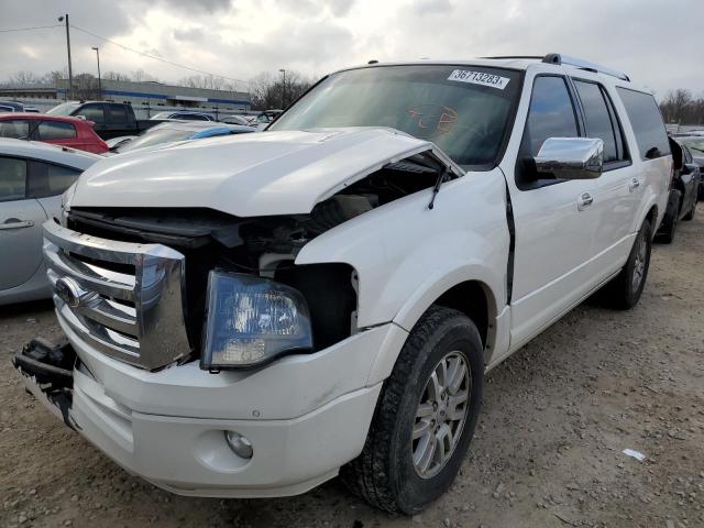 1FMJK2A56DEF28764 - 2013 FORD EXPEDITION EL LIMITED WHITE photo 1