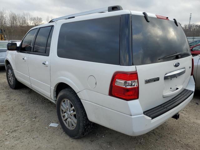 1FMJK2A56DEF28764 - 2013 FORD EXPEDITION EL LIMITED WHITE photo 2