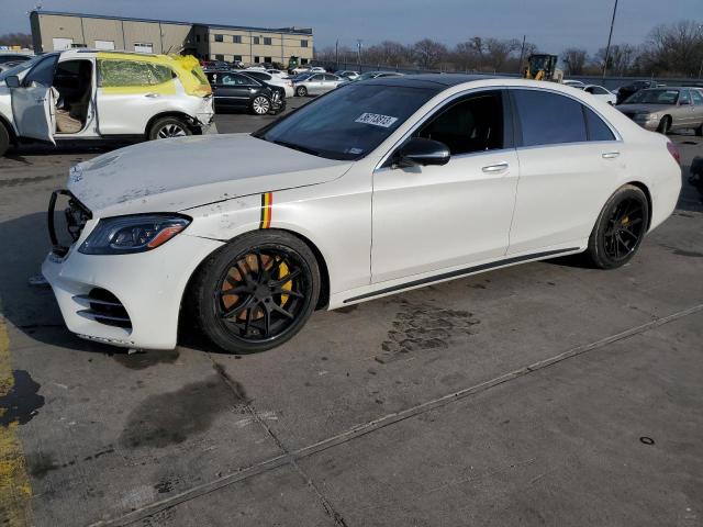 WDDUG8DB4KA489304 - 2019 MERCEDES-BENZ S 560 WHITE photo 1