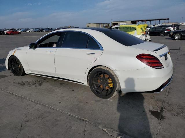 WDDUG8DB4KA489304 - 2019 MERCEDES-BENZ S 560 WHITE photo 2