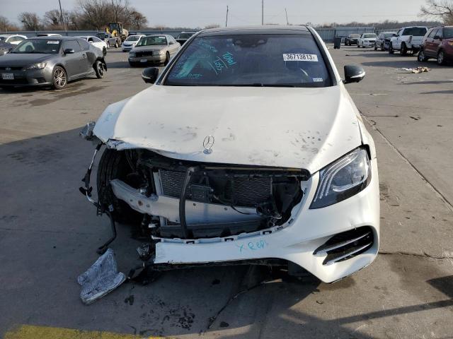 WDDUG8DB4KA489304 - 2019 MERCEDES-BENZ S 560 WHITE photo 5