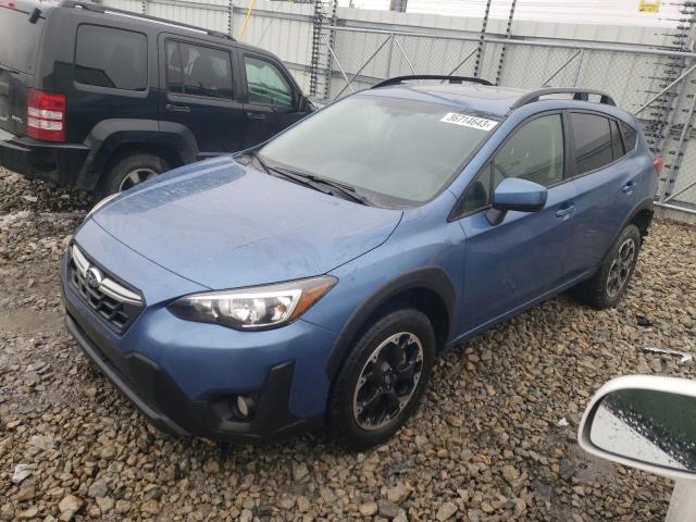 JF2GTAEC9MH201189 - 2021 SUBARU CROSSTREK PREMIUM BLUE photo 1