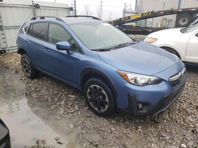 JF2GTAEC9MH201189 - 2021 SUBARU CROSSTREK PREMIUM BLUE photo 4