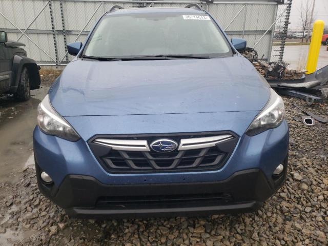 JF2GTAEC9MH201189 - 2021 SUBARU CROSSTREK PREMIUM BLUE photo 5