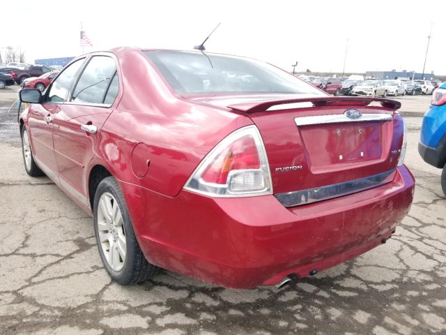 3FAHP08178R113845 - 2008 FORD FUSION SEL  photo 3