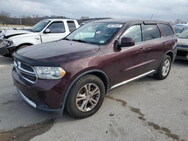 1C4RDJAG4CC291957 - 2012 DODGE DURANGO SXT RED photo 1