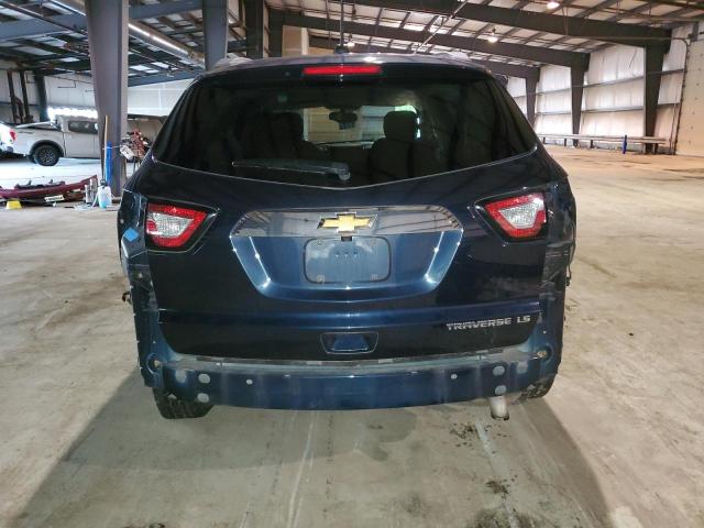 1GNKRFED9GJ279845 - 2016 CHEVROLET TRAVERSE LS BLUE photo 6