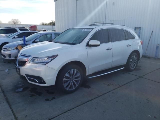5FRYD4H4XEB041071 - 2014 ACURA MDX TECHNOLOGY WHITE photo 1