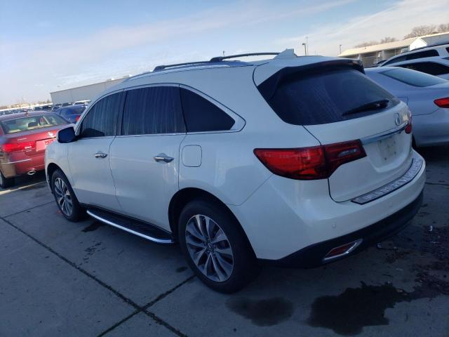 5FRYD4H4XEB041071 - 2014 ACURA MDX TECHNOLOGY WHITE photo 2