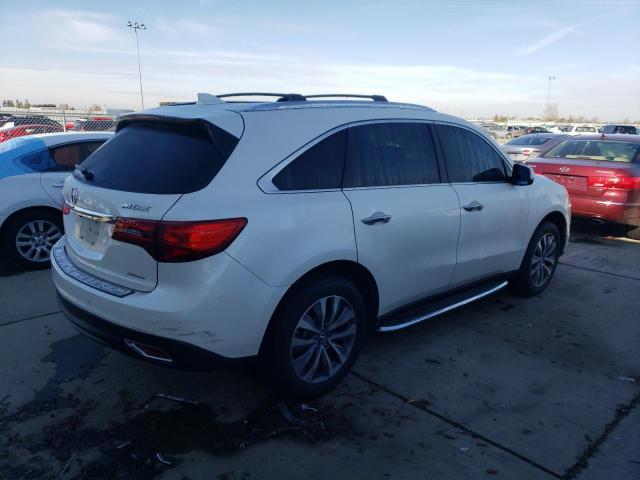 5FRYD4H4XEB041071 - 2014 ACURA MDX TECHNOLOGY WHITE photo 3