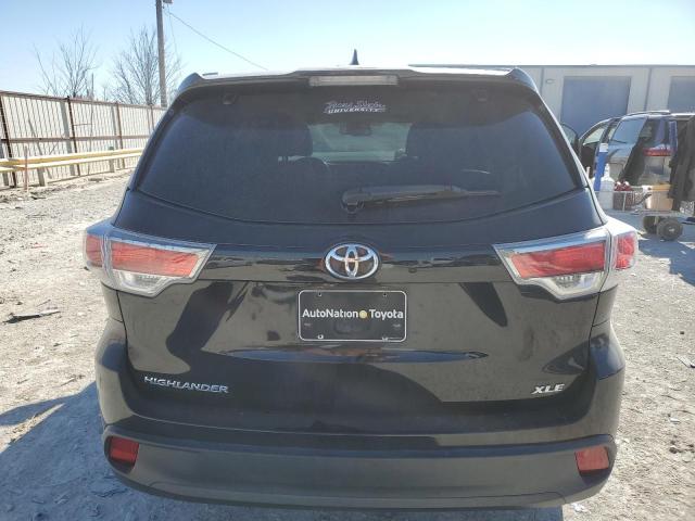 5TDKKRFH6FS065462 - 2015 TOYOTA HIGHLANDER XLE შავი ფოტო 6