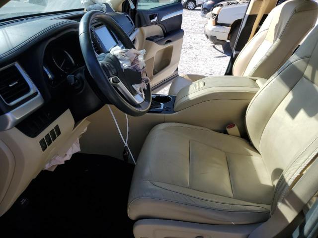 5TDKKRFH6FS065462 - 2015 TOYOTA HIGHLANDER XLE შავი ფოტო 7