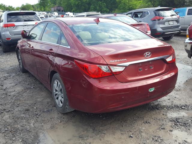 5NPEB4AC5CH437239 - 2012 HYUNDAI SONATA GLS  photo 3