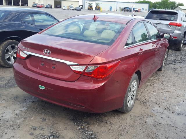 5NPEB4AC5CH437239 - 2012 HYUNDAI SONATA GLS  photo 4