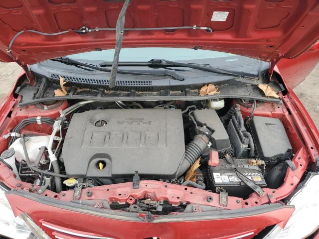 JTDBU4EE4DJ123292 - 2013 TOYOTA COROLLA BASE 红色 照片 11
