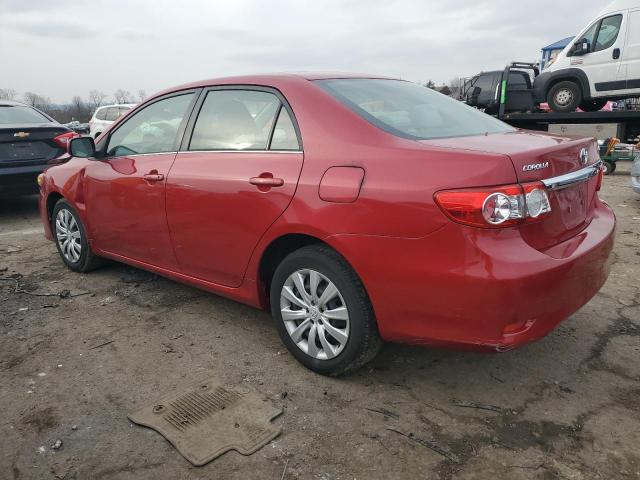 JTDBU4EE4DJ123292 - 2013 TOYOTA COROLLA BASE RED photo 2