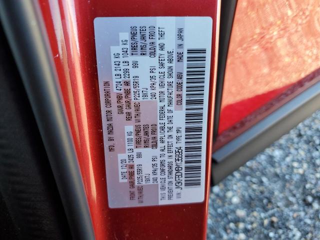 JM3KFBDM6M1358954 - 2021 MAZDA CX-5 GRAND TOURING RED photo 14