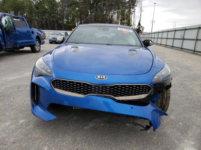 KNAE45LC4J6018218 - 2018 KIA STINGER GT1 BLUE photo 5