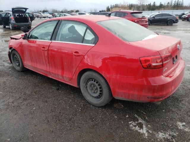 3VW2K7AJ5FM355235 - 2015 VOLKSWAGEN JETTA BASE 红色 照片 2