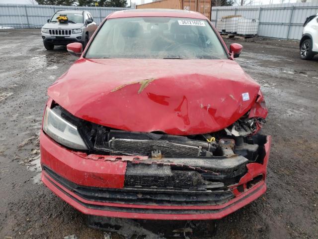 3VW2K7AJ5FM355235 - 2015 VOLKSWAGEN JETTA BASE 红色 照片 5